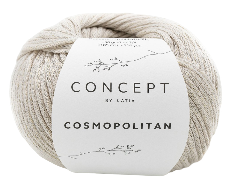

Пряжа Katia Cosmopolitan (73), темный жемчуг, 5 шт. по 50 г, Бежевый