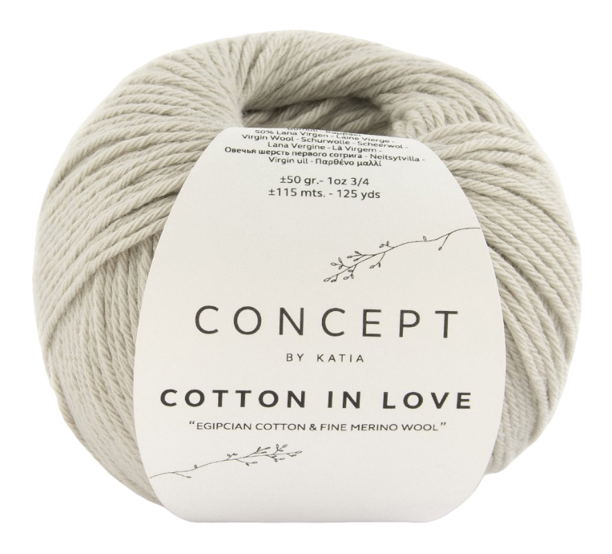 

Пряжа Katia COTTON IN LOVE (51), перл, 5 шт. по 50 г