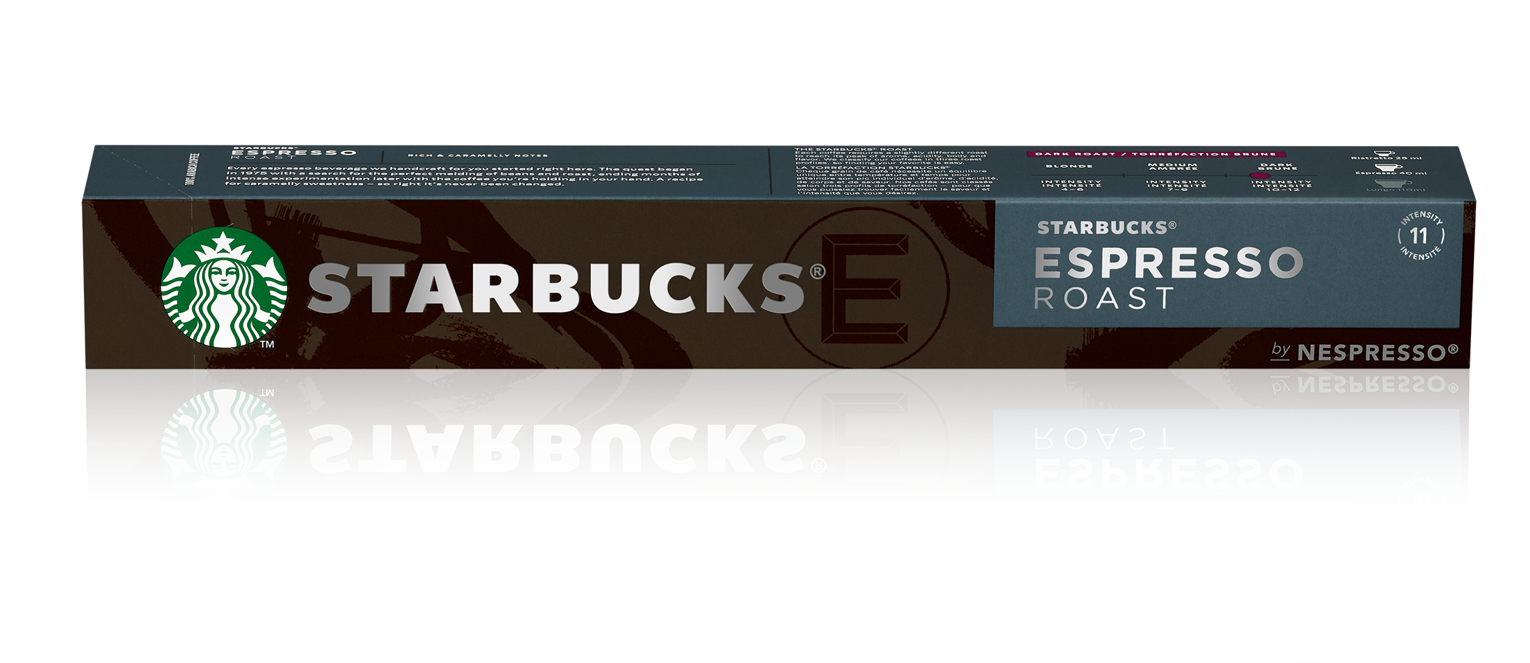 Кофе в капсулах Starbucks Espresso Roast стандарта Nespresso 10 шт