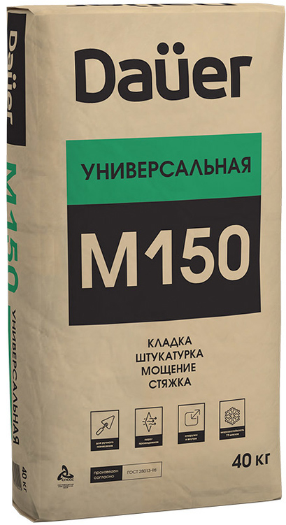 

DAUER cмесь М-150 универсальная (40кг), Серый