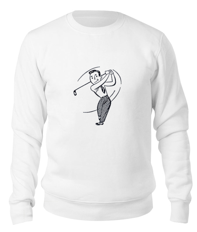 

Свитшот Printio Keep calm and play golf белый 2XL, Keep calm and play golf