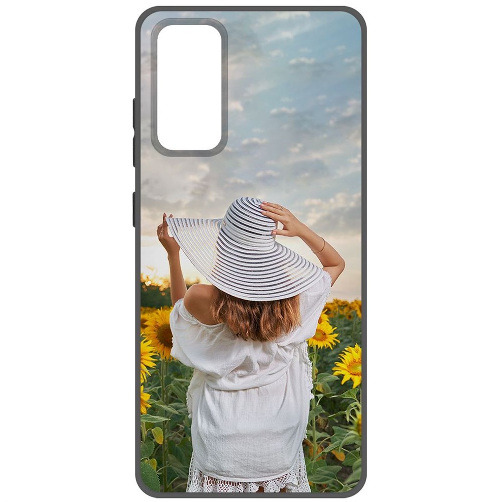 

Чехол-накладка Софт Платье летнее женское для Samsung Galaxy S20 FE