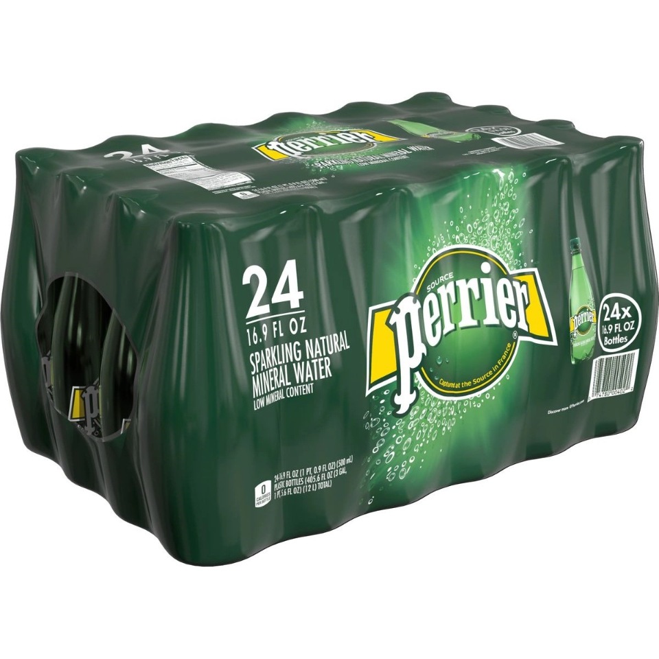 Минеральная газированная вода Perrier 0,5л пэт по 24 шт