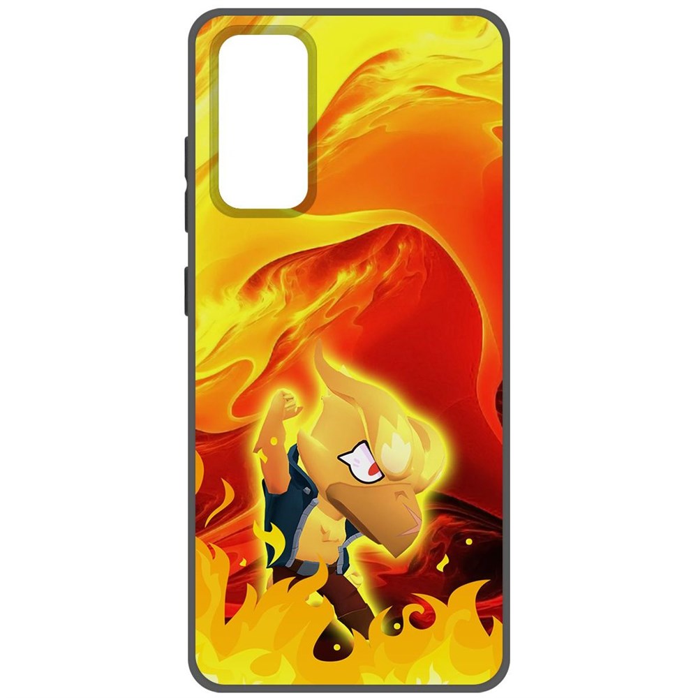 

Чехол-накладка Софт Brawl Stars - Ворон-Феникс для Samsung Galaxy S20 FE, Черный