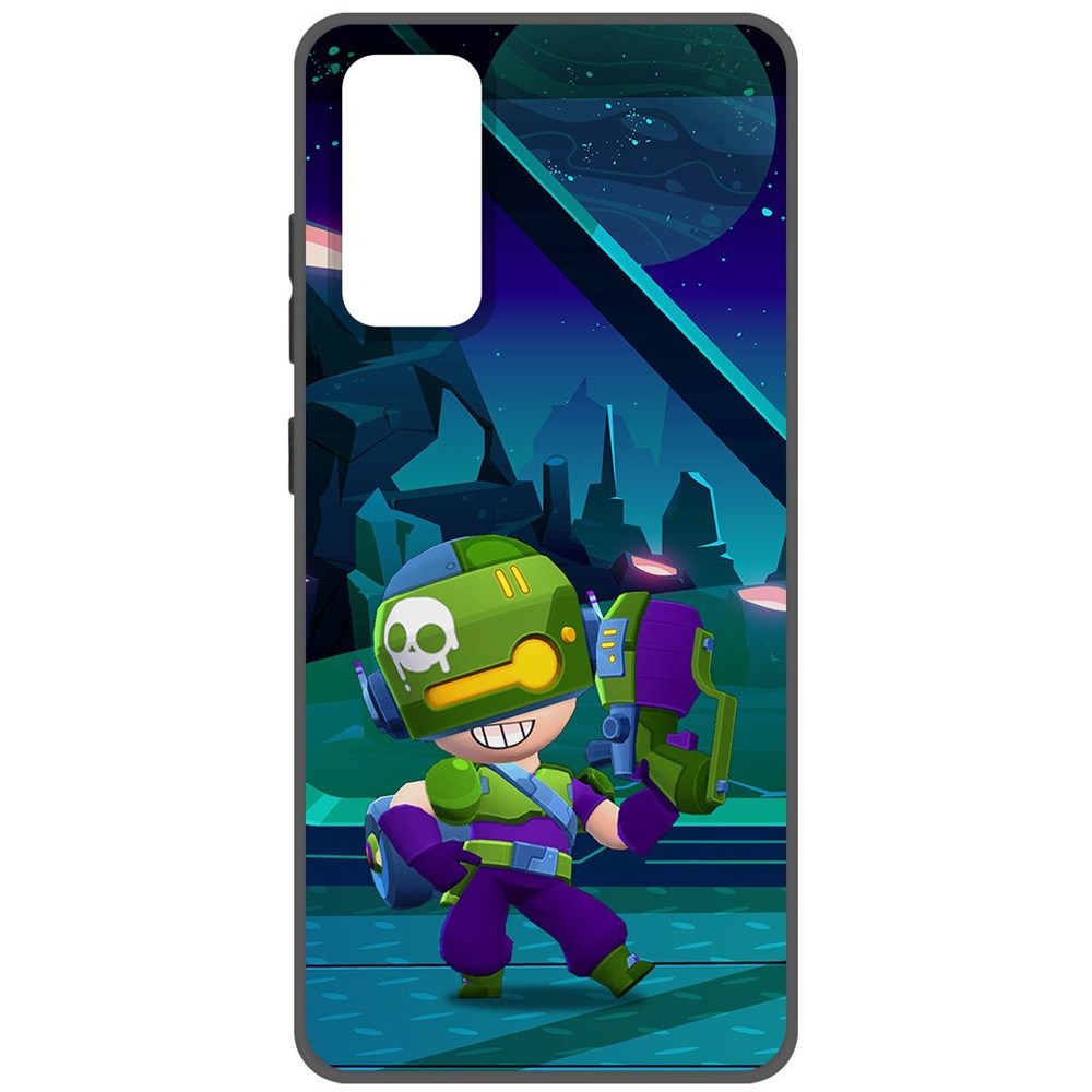 

Чехол-накладка Софт Brawl Stars - Контрабандистка Пенни для Samsung Galaxy S20 FE, Черный