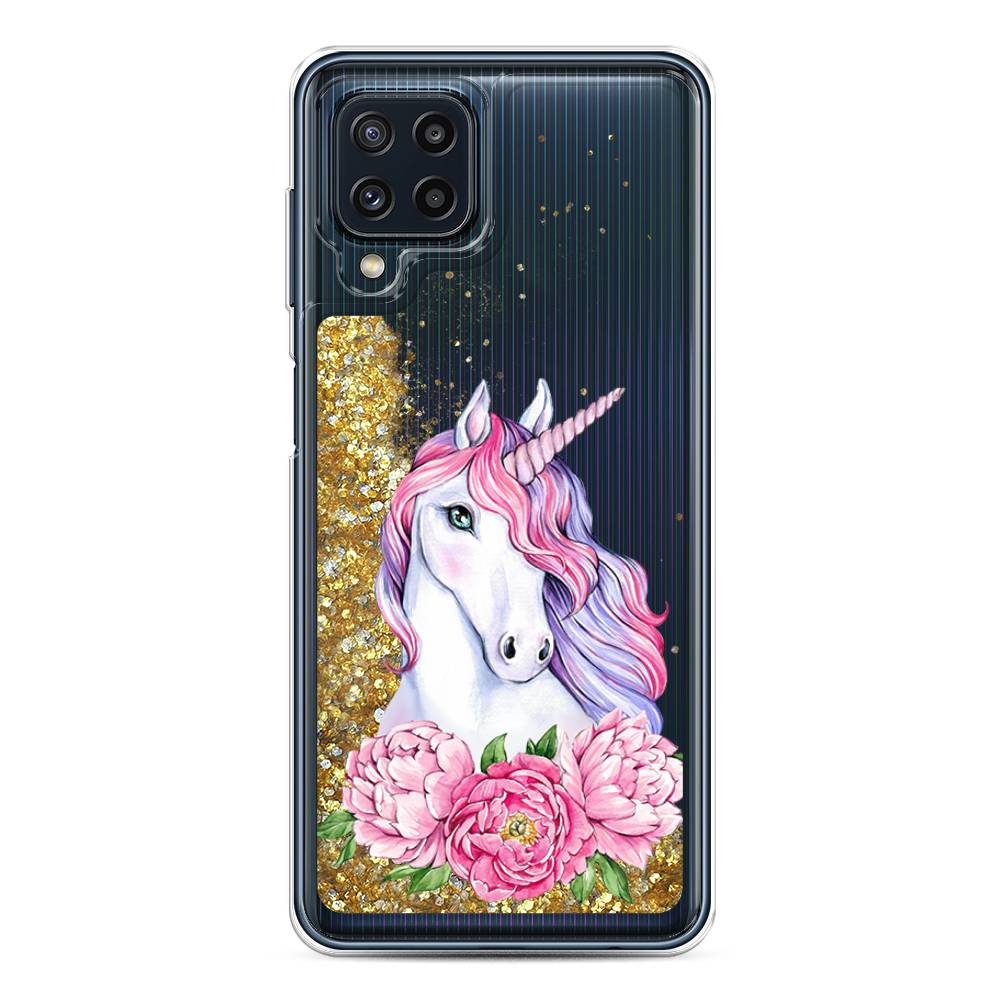 

Чехол Awog на Samsung Galaxy M32 / Самсунг M32 "Единорог с пионами", 2103590-1