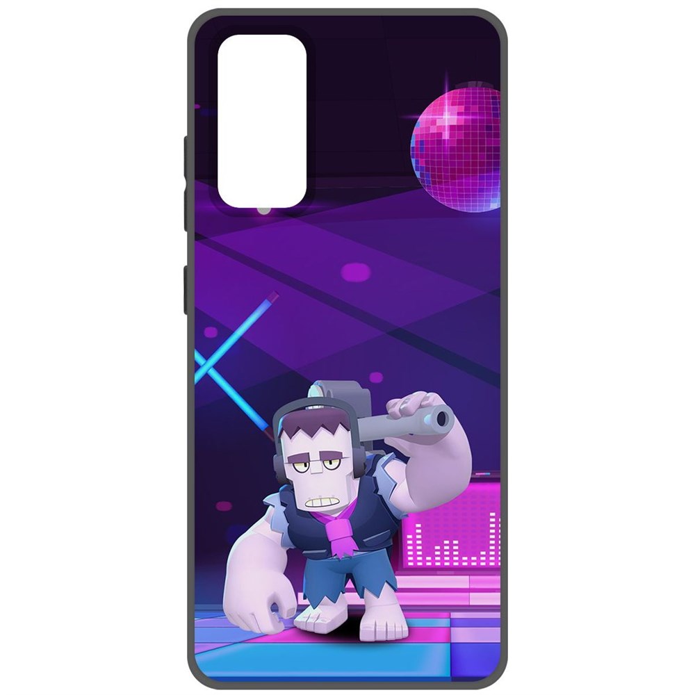 

Чехол-накладка Софт Brawl Stars - Фрэнк для Samsung Galaxy S20 FE, Черный