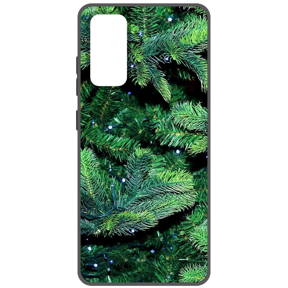 

Чехол-накладка Софт Еловые лапки для Samsung Galaxy S20 FE, Черный