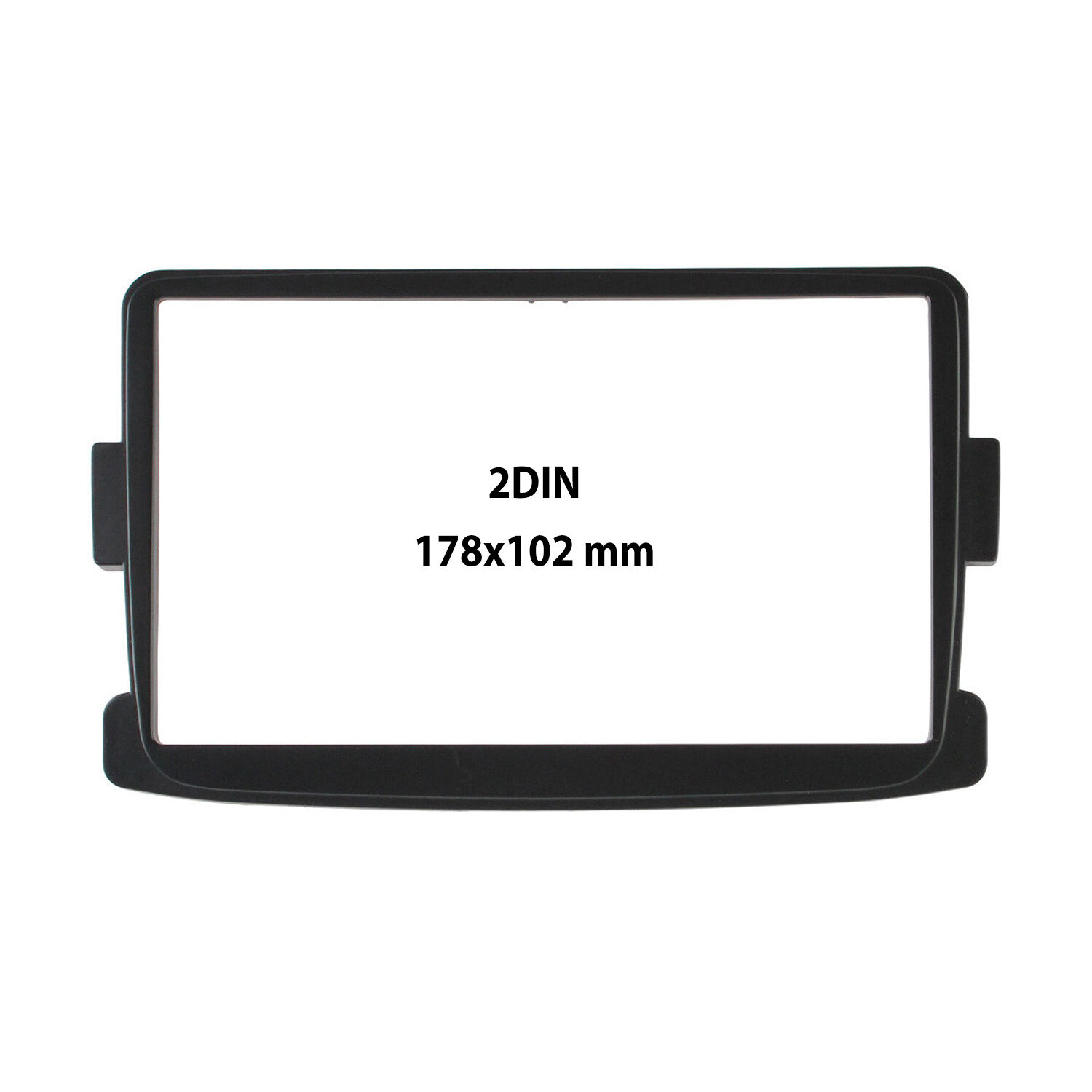 

Переходная рамка для Renault Duster 2012+ 2Din черная, 11-297
