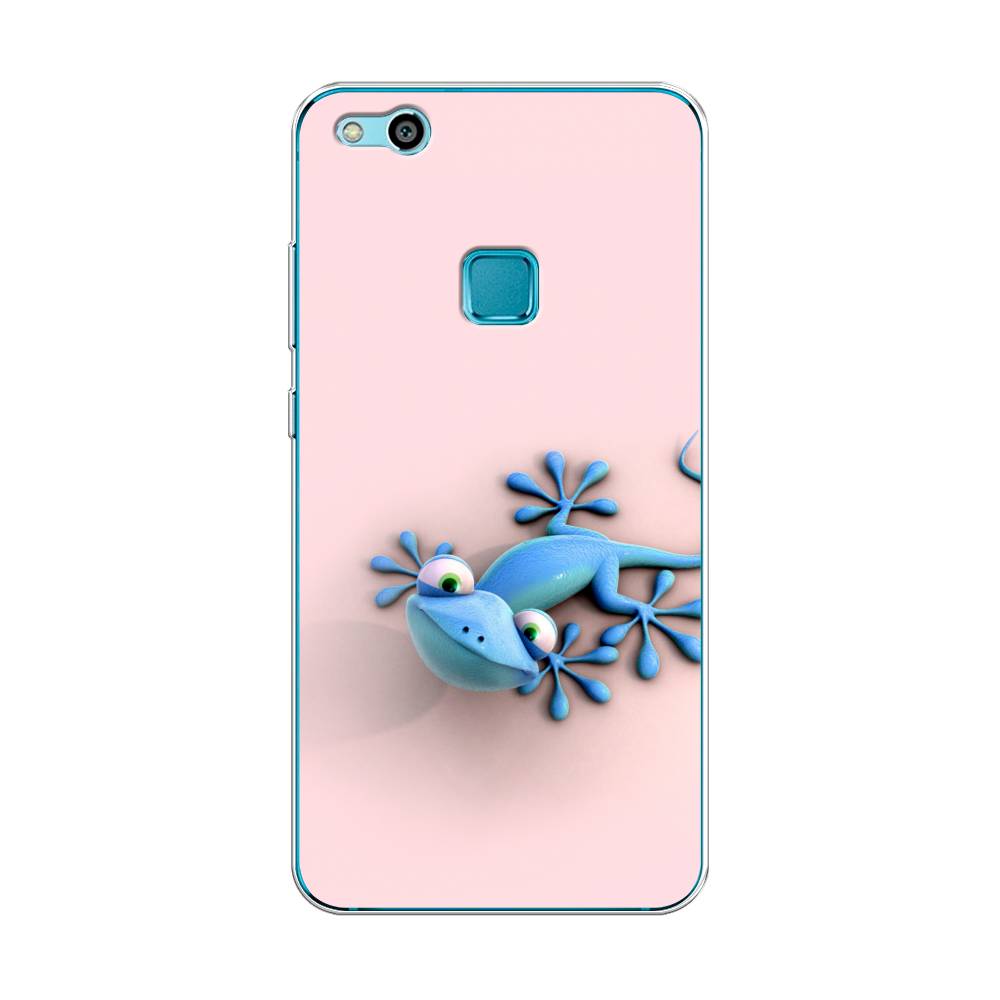 

Чехол Awog на Huawei P10 Lite "Голубая ящерка", Разноцветный, 61350-2