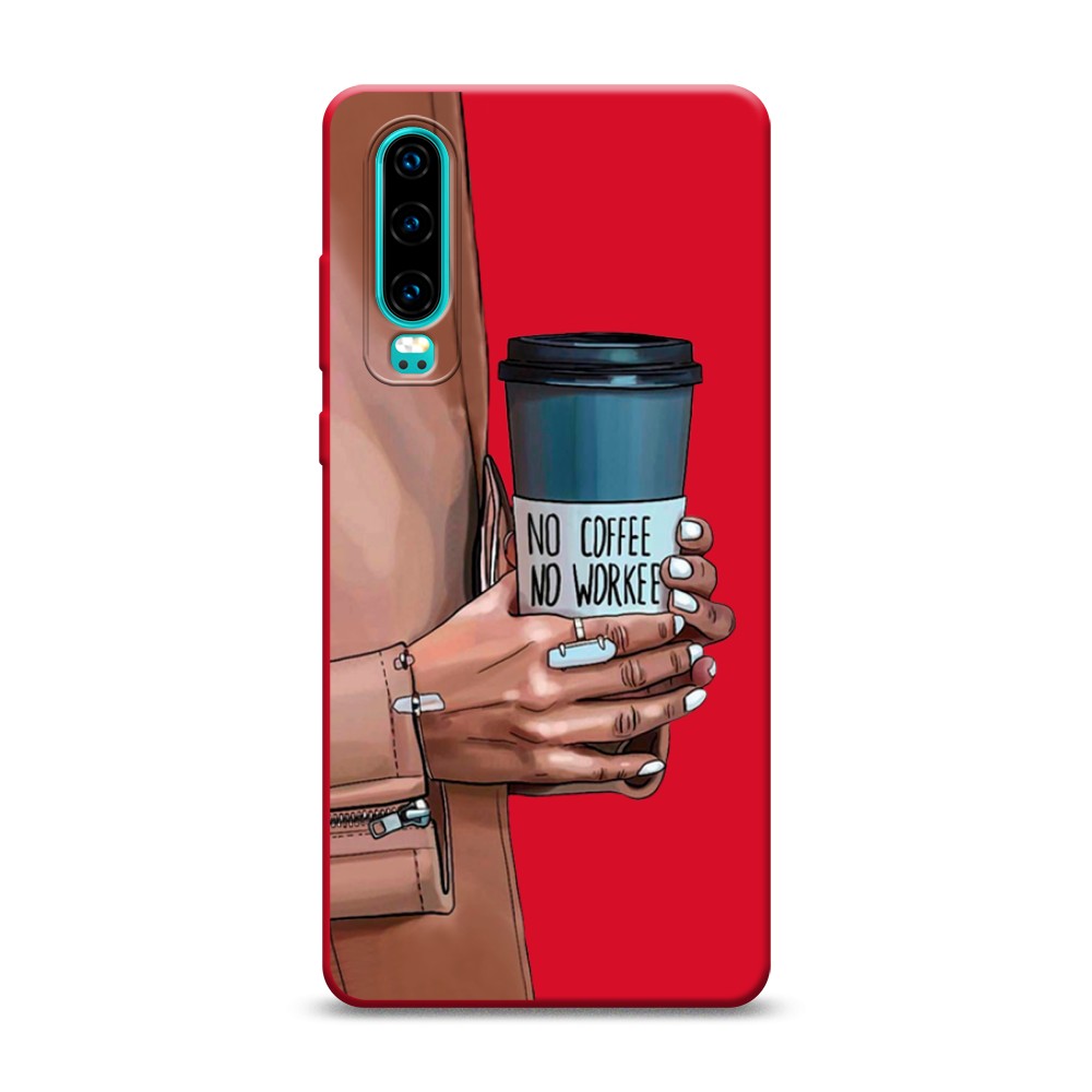 

Чехол Awog на Huawei P30 "No coffee", Разноцветный, 68553-1
