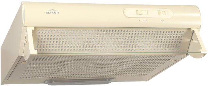 Вытяжка козырьковая Elikor Davoline 60П-290-П3Л max 290 м3/ч, цвет кремовый