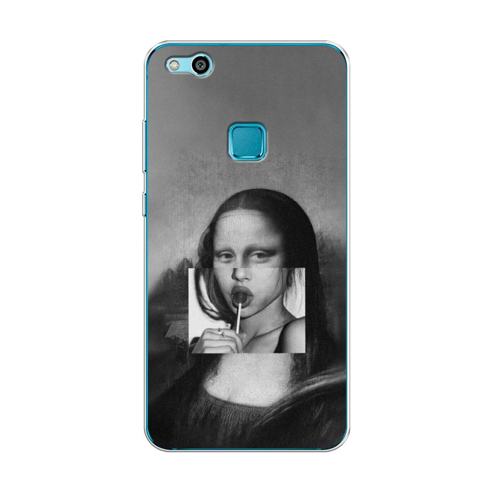 

Чехол Awog на Huawei P10 Lite "Mona Lisa sucking lollipop", Разноцветный, 61350-9