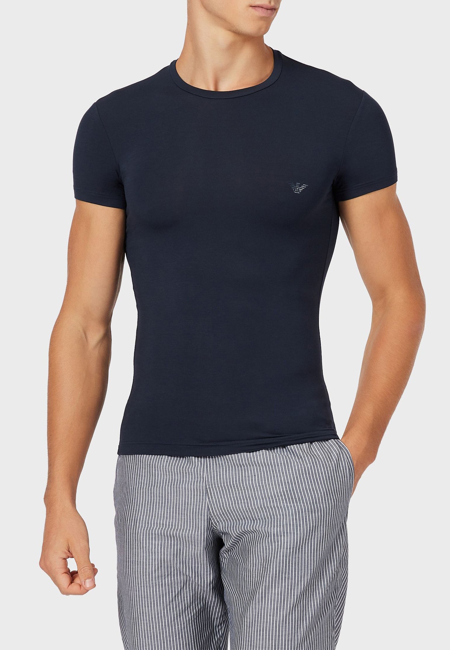 Футболка мужская Emporio Armani 123202 синяя L