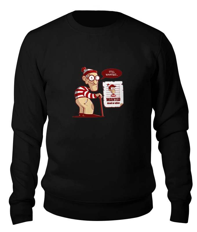 

Свитшот Printio Still wanted черный 2XL, Still wanted