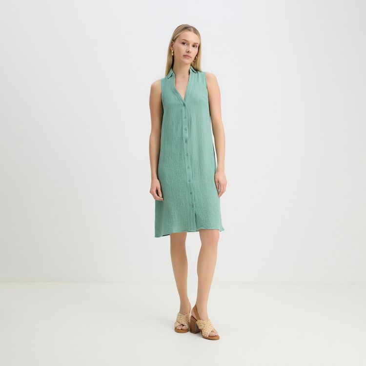 

Платье женское Maison David BLN924-1 бирюзовое L, Бирюзовый, BLN924-1