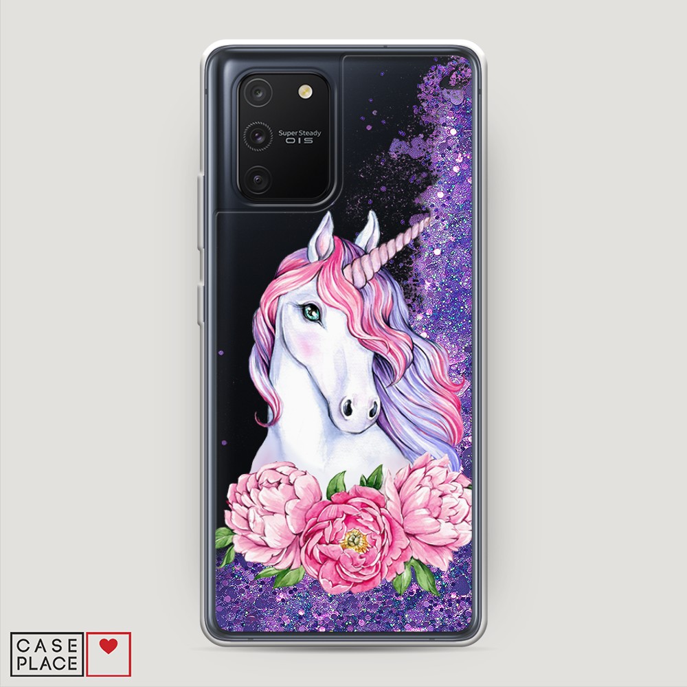 

Чехол Awog на Samsung Galaxy S10 Lite / Самсунг S10 Lite "Единорог с пионами", Разноцветный, 210092-1