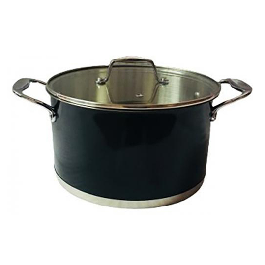 

Кастрюля с крышкой 4,3 л, Черный