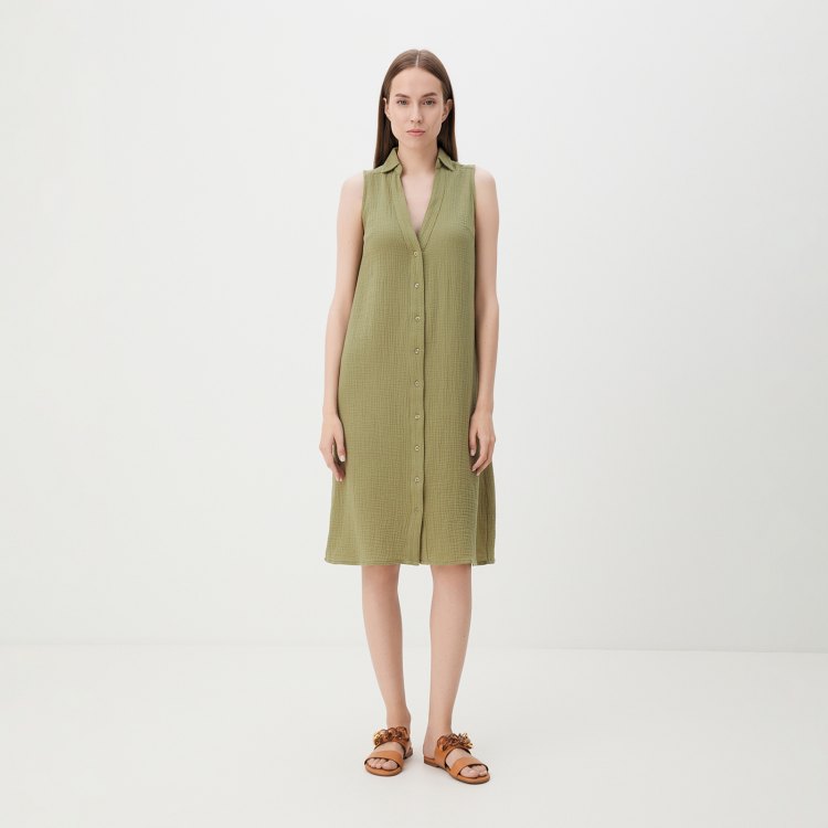 

Платье женское Maison David BLN924-1 хаки XS, BLN924-1