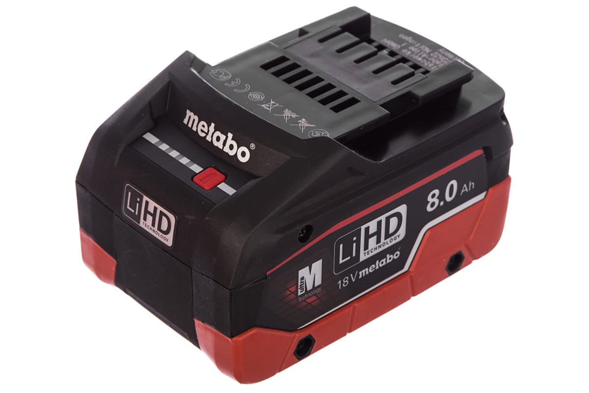 Аккумулятор Metabo LiHD 18 В, 8.0 А*ч 625369000