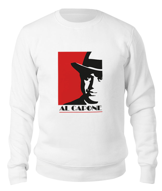 

Свитшот Printio Аль капоне (al capone) белый 2XL, Аль капоне (al capone)
