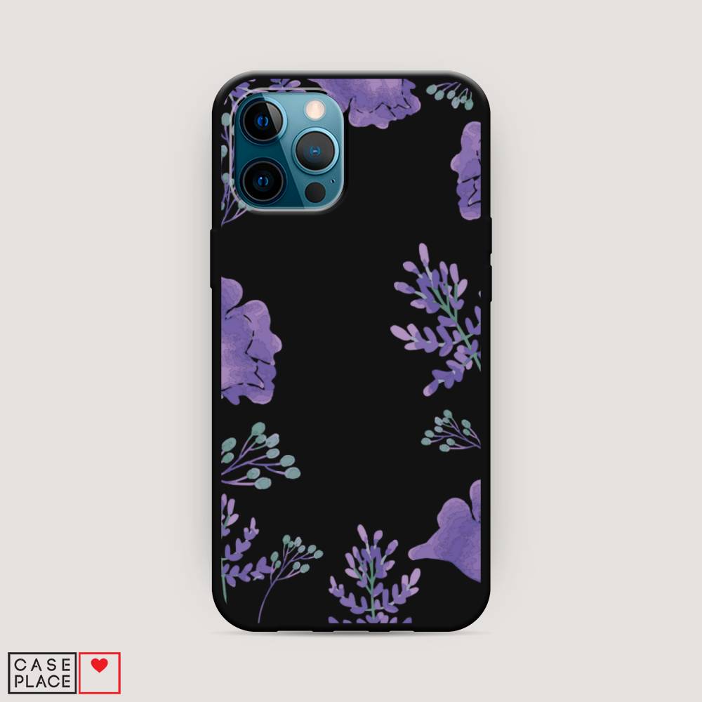 

Чехол Awog на Apple iPhone 12 Pro / Айфон 12 Pro "Сиреневая цветочная рамка", Разноцветный, 12852-1