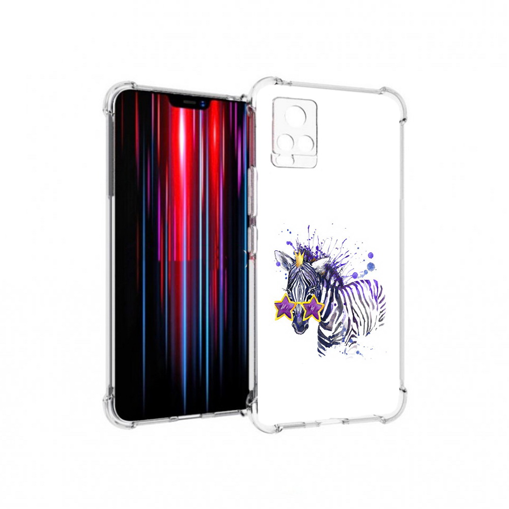 

Чехол MyPads Tocco для Vivo V20 PRO акварельная зебра (PT226964.386.215), Прозрачный, Tocco
