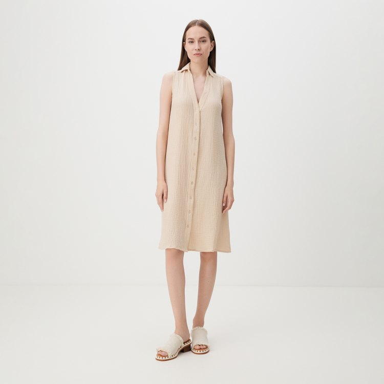 

Платье женское Maison David BLN924-1 бежевое L, Бежевый, BLN924-1