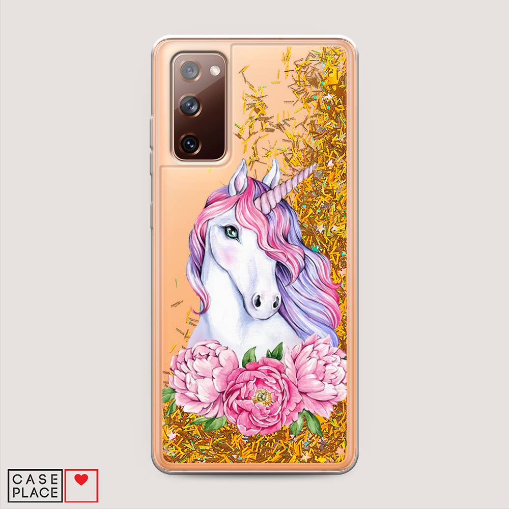 

Чехол Awog на Samsung Galaxy S20 FE / Самсунг S20 FE "Единорог с пионами", 2101390-1