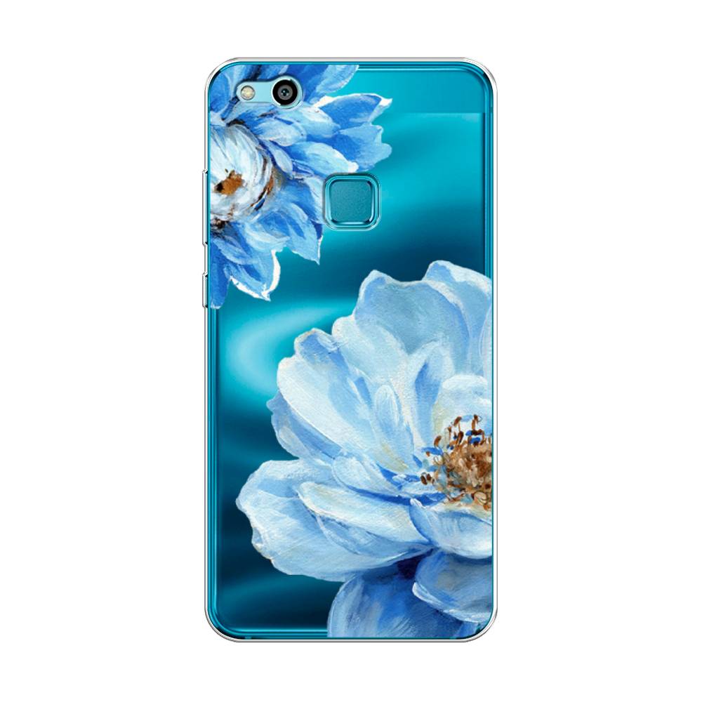

Чехол Awog на Huawei P10 Lite "Голубые клематисы", Разноцветный, 61350-8