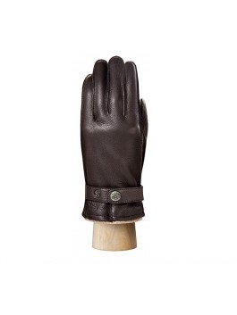 фото Перчатки мужские eleganzza 00109632 коричневые, р. 8