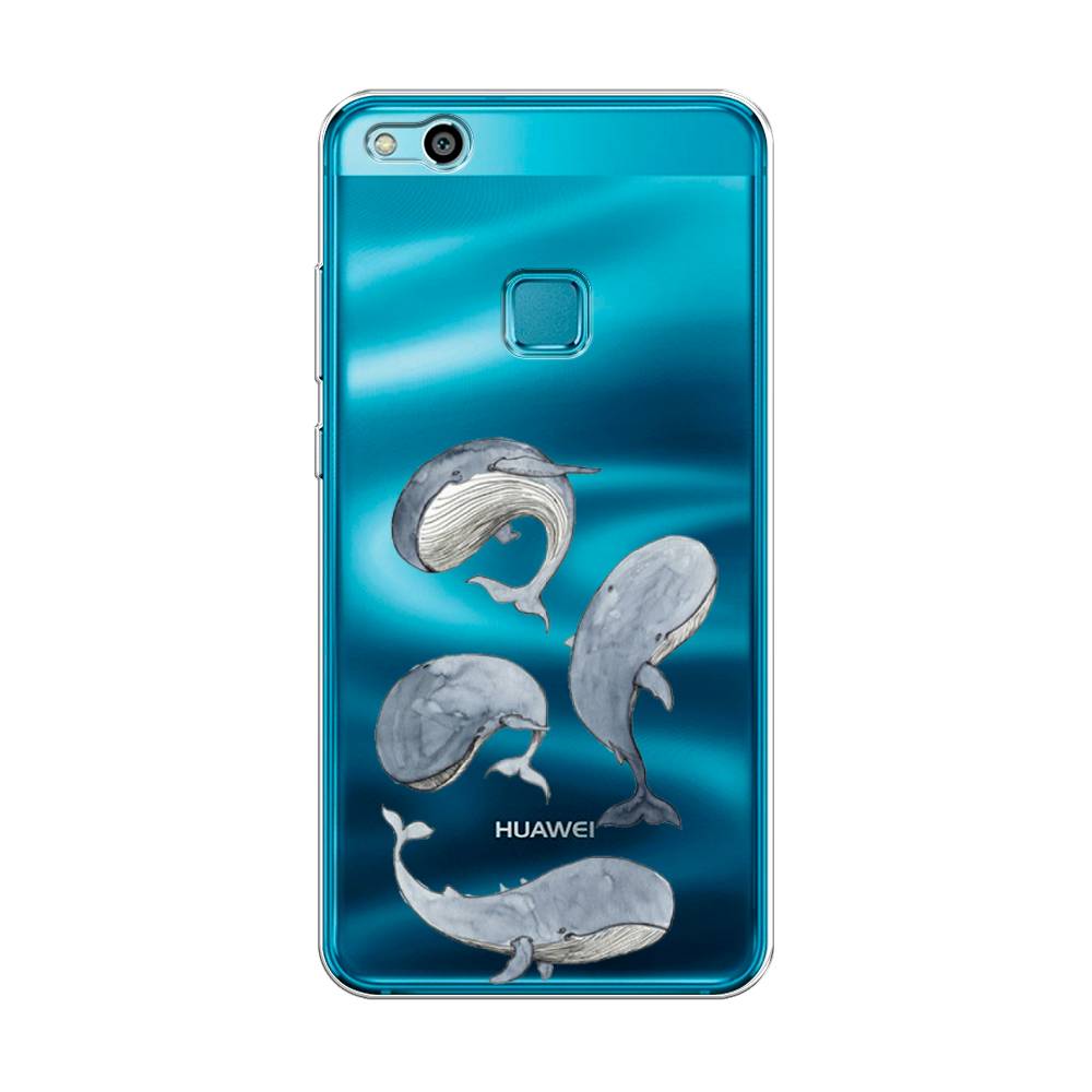 

Чехол Awog на Huawei P10 Lite "Киты", Разноцветный, 61350-1