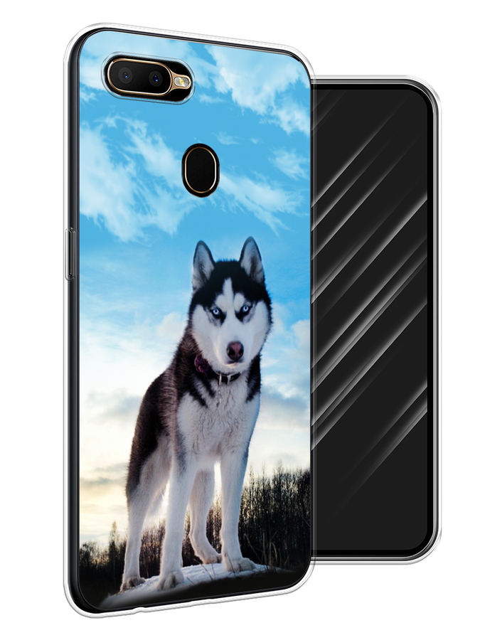 

Чехол Awog на Oppo A5s "Хаски 3", Разноцветный, 252350-2