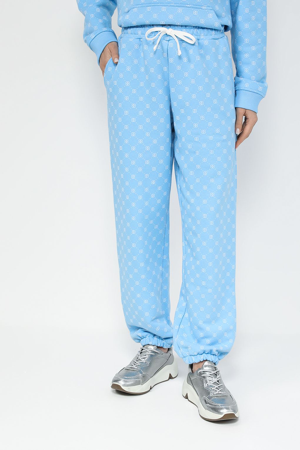 Спортивные брюки женские Belucci BL24042133.1CD голубые XS