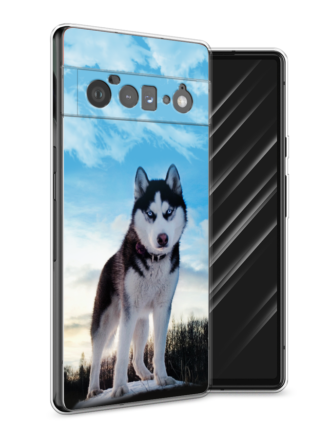 

Чехол Awog на Google Pixel 6 Pro "Хаски 3", Разноцветный, 270950-2
