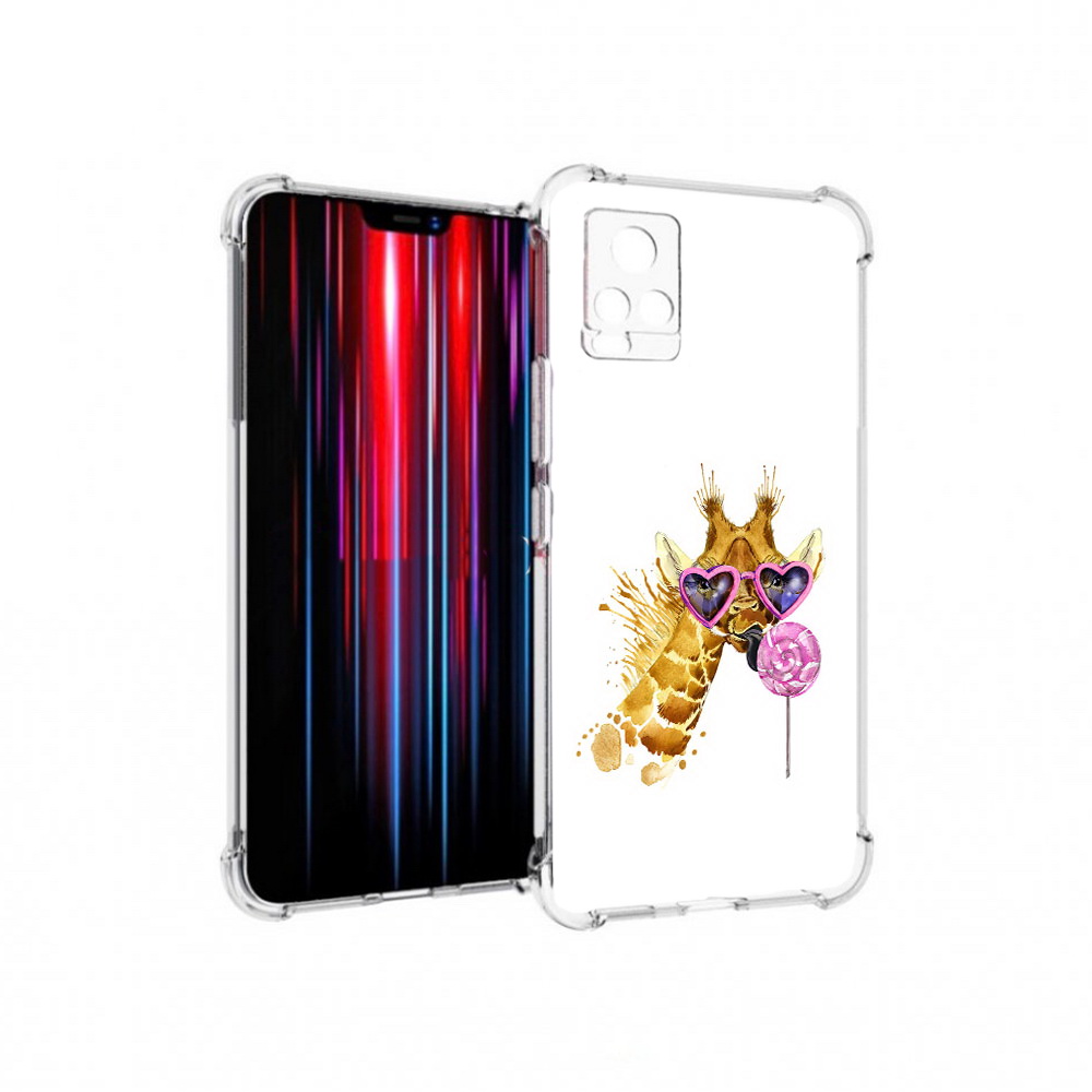 

Чехол MyPads Tocco для Vivo V20 PRO акварельный жираф (PT226964.386.217), Прозрачный, Tocco