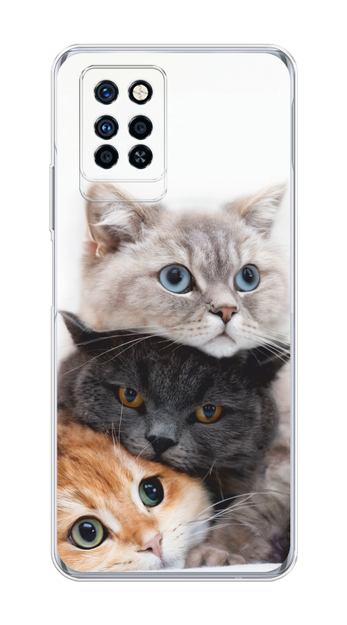 

Чехол на Infinix Note 10 Pro "Пушистые мордашки", 3100150-1
