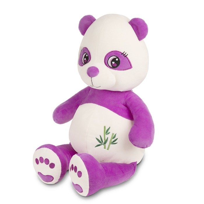 фото Maxitoys luxury мягкая игрушка панда волшебная с веточкой бамбука, 36 см