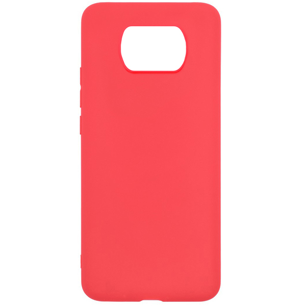 

Силиконовый чехол для Xiaomi Poco X3 Soft Matte Красный, для Xiaomi Poco X3 Soft Matte Красный