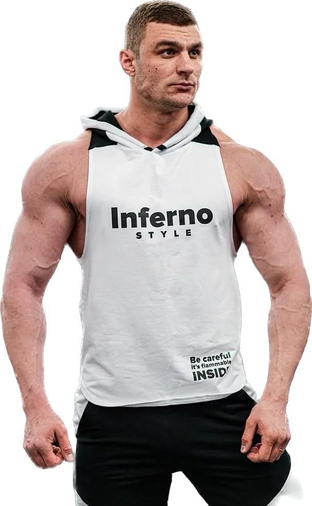 Майка мужская INFERNO style М-005-000 белая 2XL 2260₽