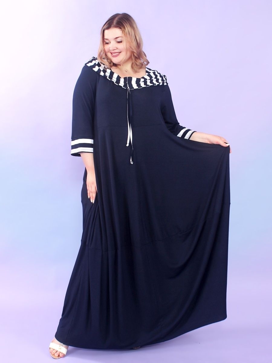 

Платье женское Magesty 3061 синее 72-74 RU, Синий, 3061