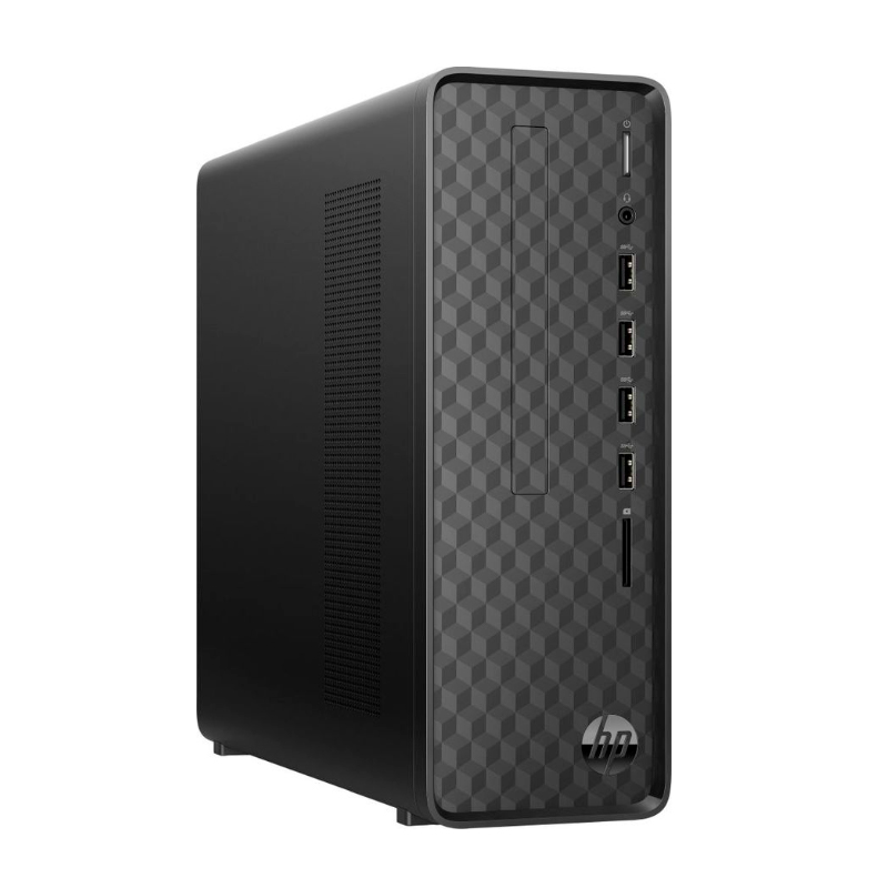фото Системный блок hp slimline s01-af1008ur black (4j0s6ea)