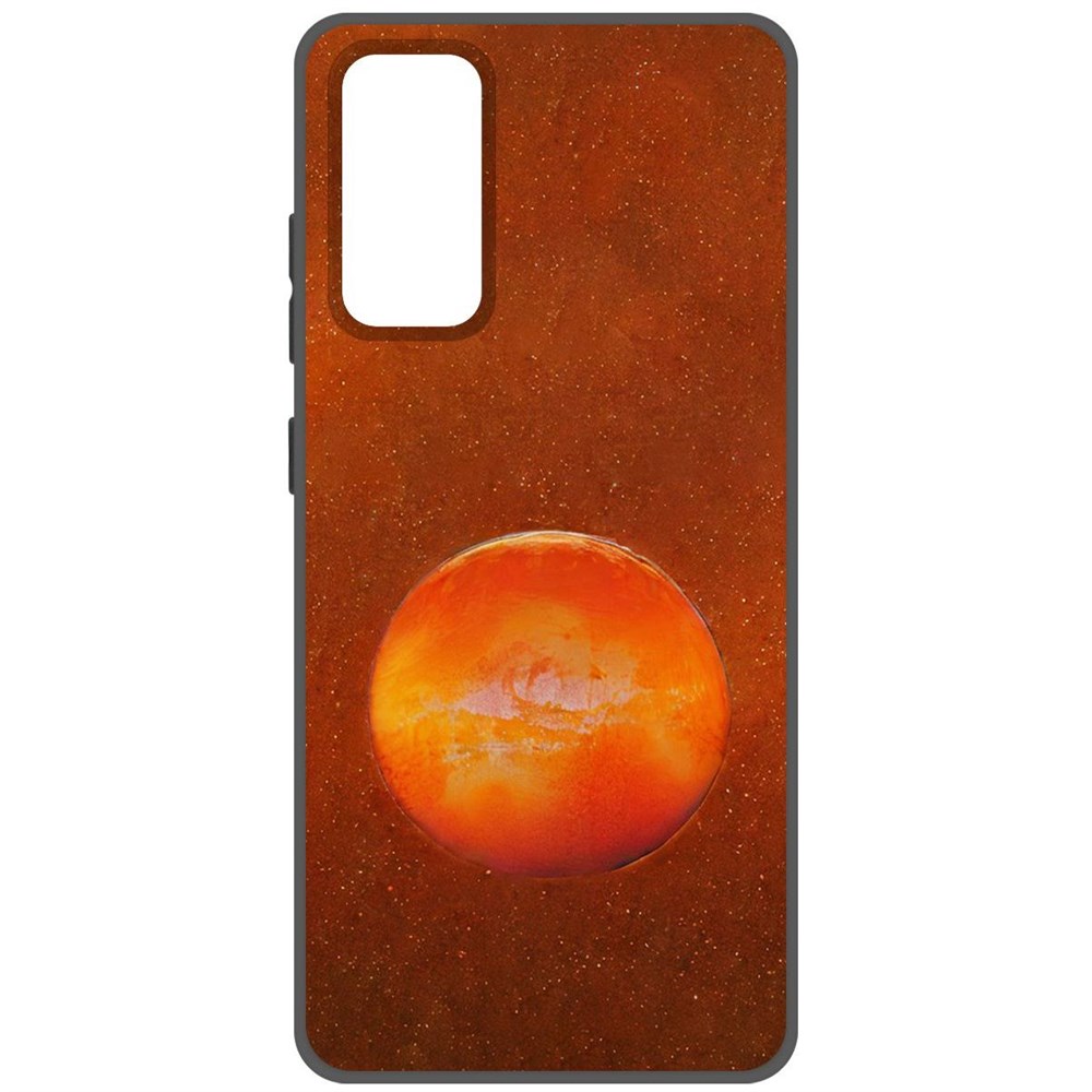 

Чехол-накладка Софт Мандариновый космос для Samsung Galaxy S20 FE