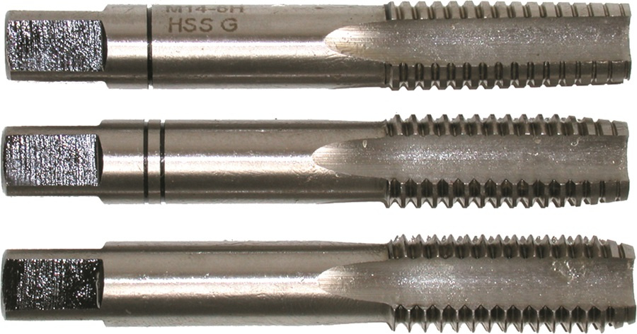 

Набор ручных метрических метчиков M8 FORCH, 5530 8, DIN 352 HSS, 3 шт.