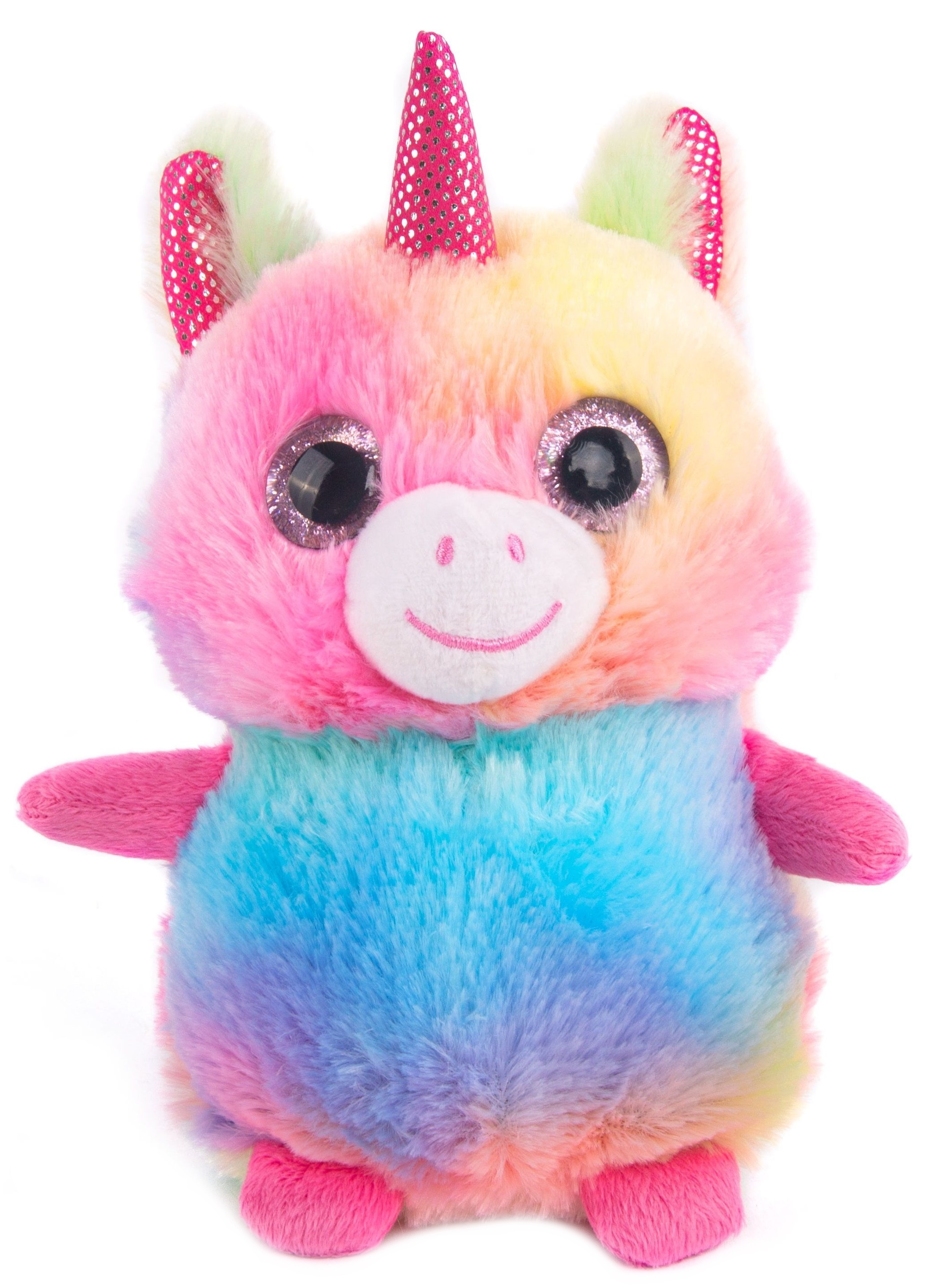 Мягкая игрушка Button Blue Единорог Тиди 15 см цвет: розовый/бирюзовый мягкая игрушка котик на спине бирюзовый 45х20
