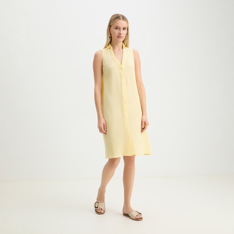 

Платье женское Maison David BLN924-1 желтое 2XS, Желтый, BLN924-1