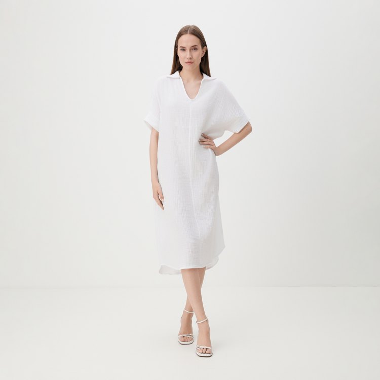 

Платье женское Maison David BLN917 белое M, Белый, BLN917