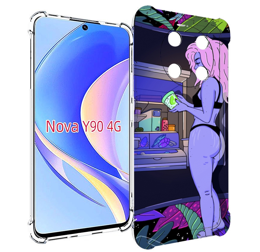 

Чехол MyPads девушка любит покушать женский для Huawei Nova Y90 (CTR-LX1) / Enjoy 50 Pro, Tocco