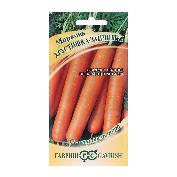 

Семена морковь Хрустишка-зайчишка Гавриш 9469147-4p 4 уп.
