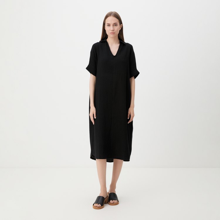 

Платье женское Maison David BLN917 черное XL, Черный, BLN917
